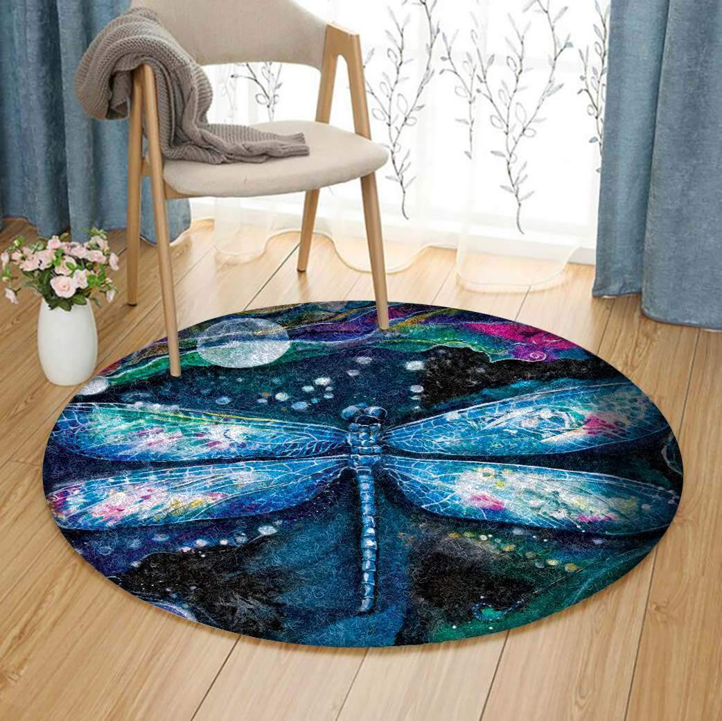 Dragonfly Limited Edition Round Rug