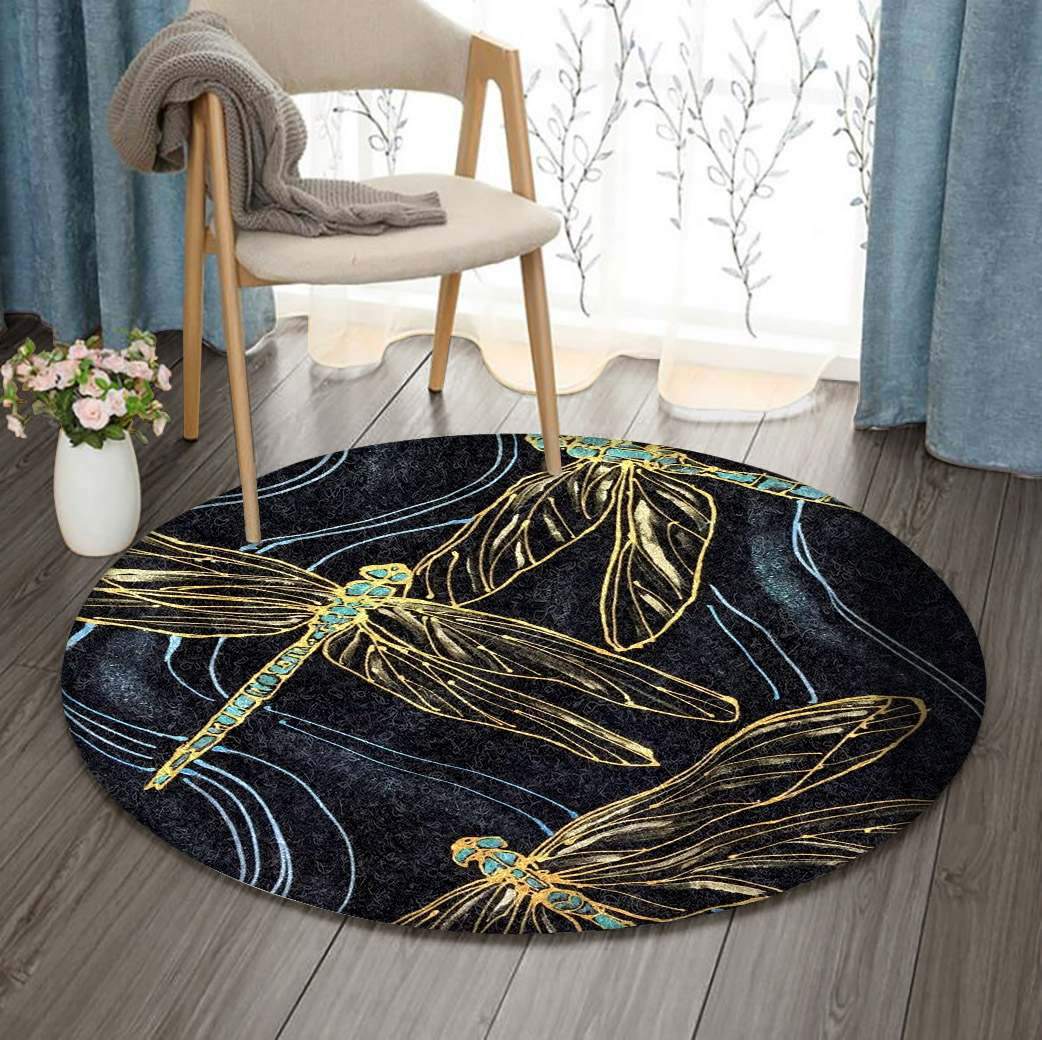 Dragonfly Limited Edition Round Rug