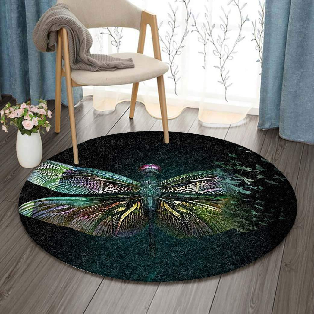 Dragonfly Limited Edition Round Rug