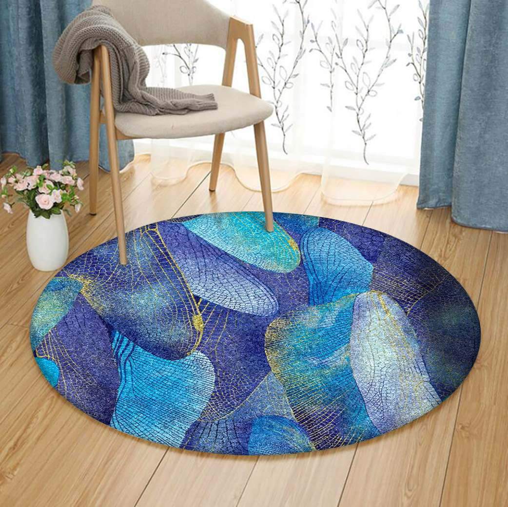 Dragonfly Limited Edition Round Rug