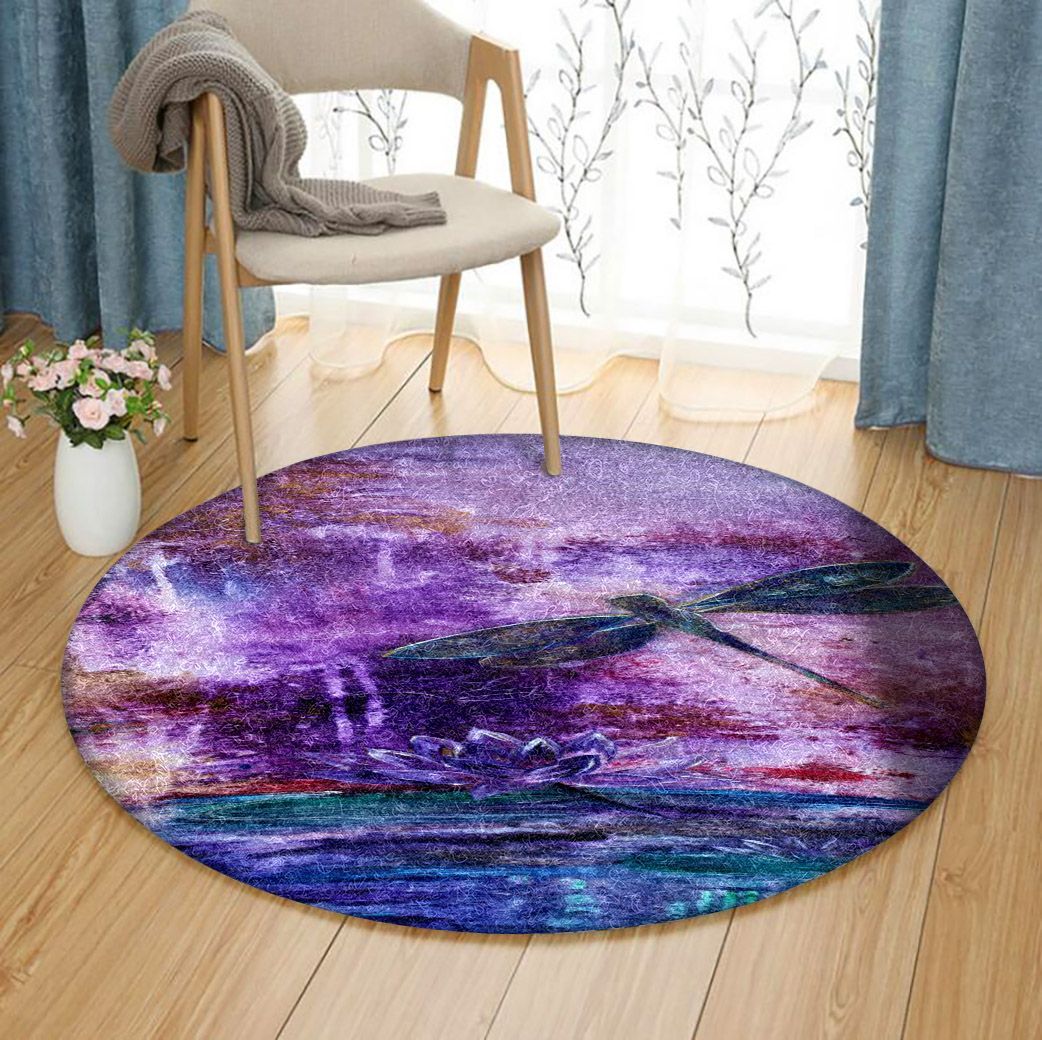 Dragonfly Limited Edition Round Rug