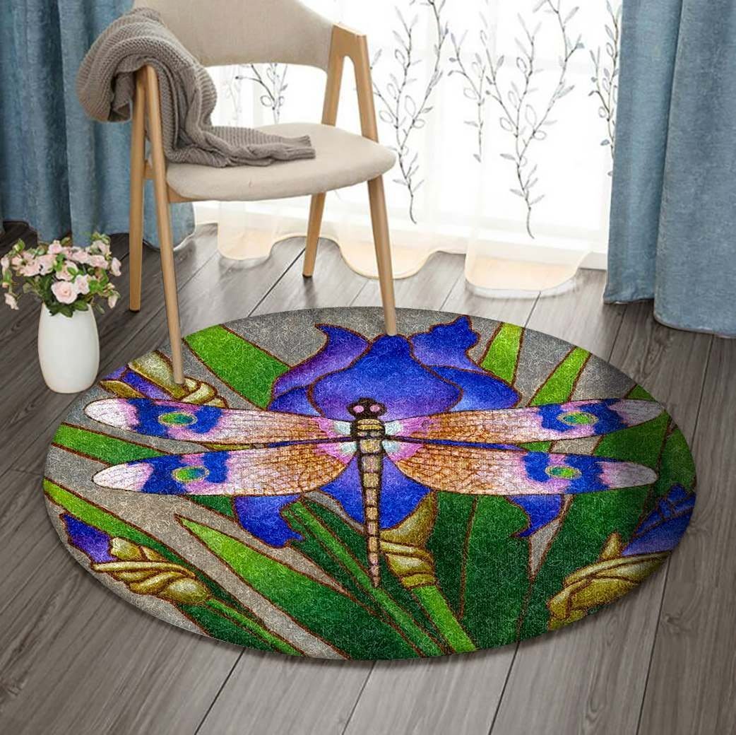 Dragonfly Limited Edition Round Rug