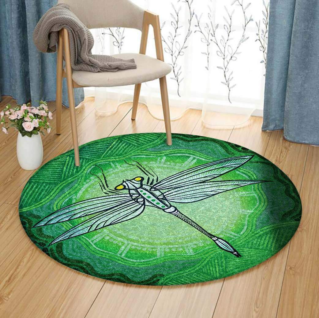 Dragonfly Limited Edition Round Rug