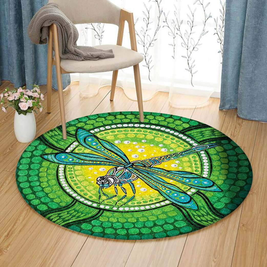 Dragonfly Limited Edition Round Rug