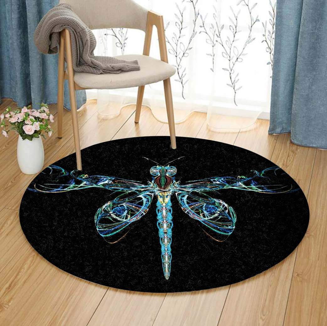 Dragonfly Limited Edition Round Rug