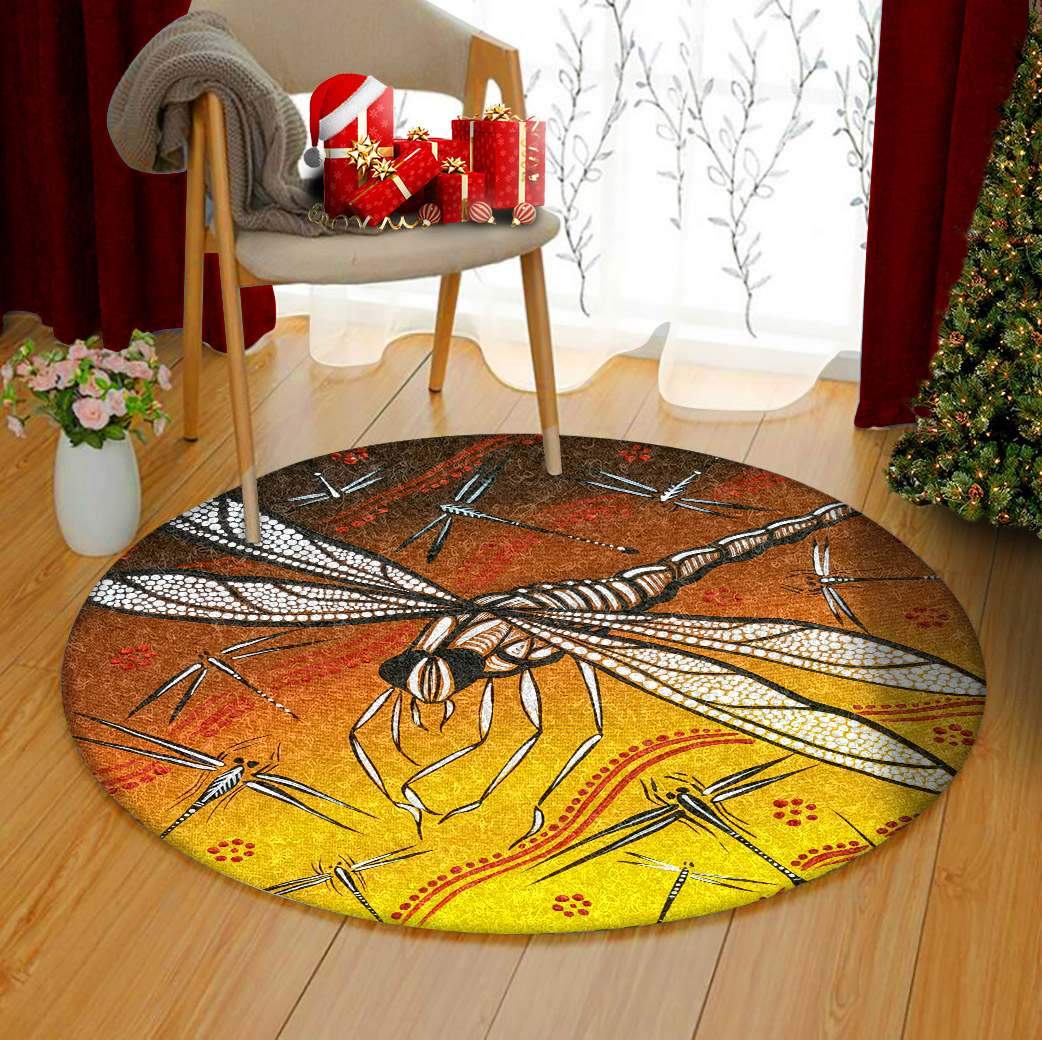 Dragonfly Limited Edition Round Rug