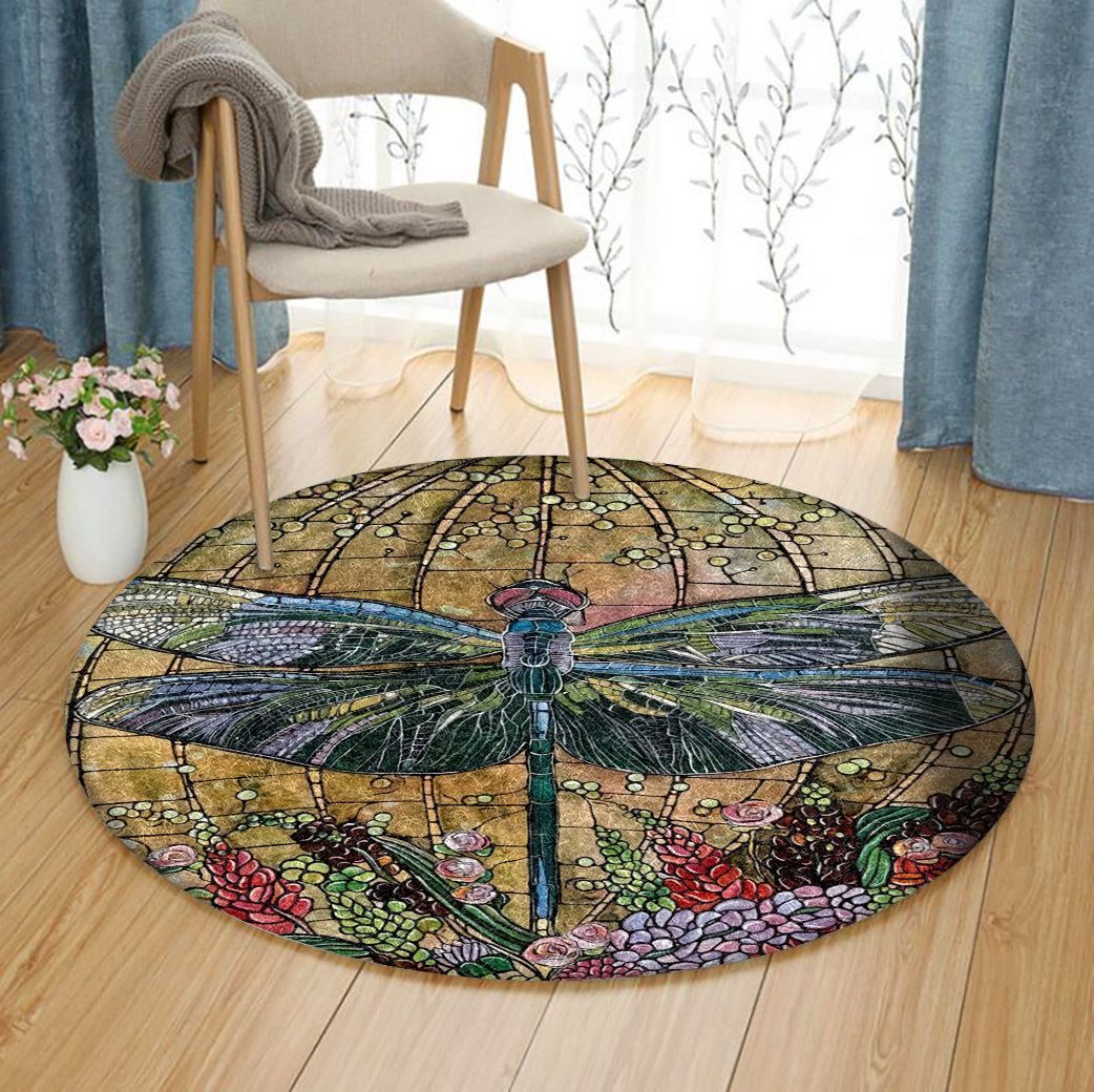 Dragonfly Limited Edition Round Rug