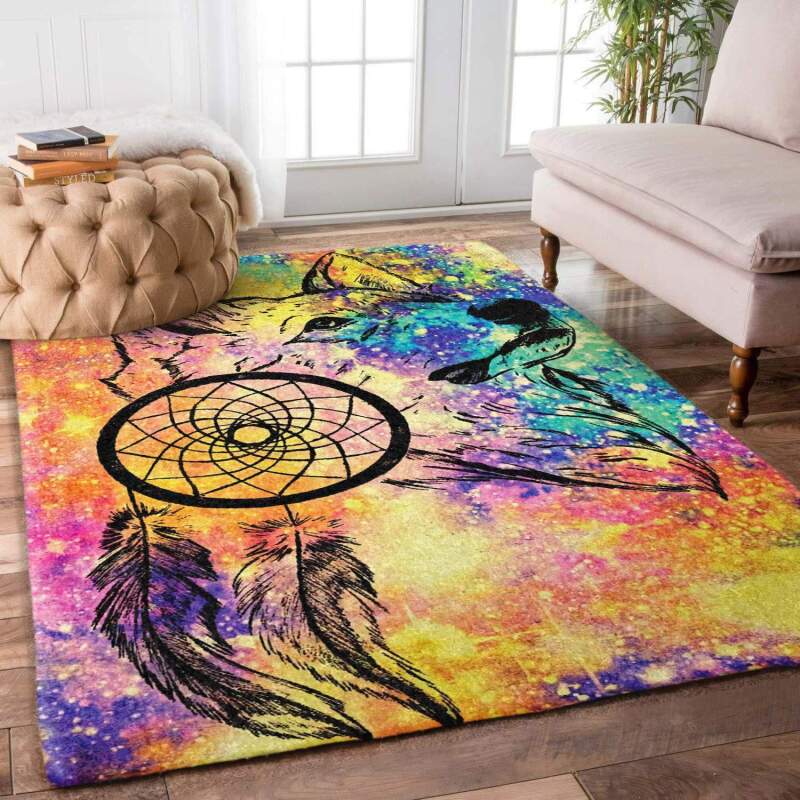 Dreamcatcher Wolf Limited Edition Rug