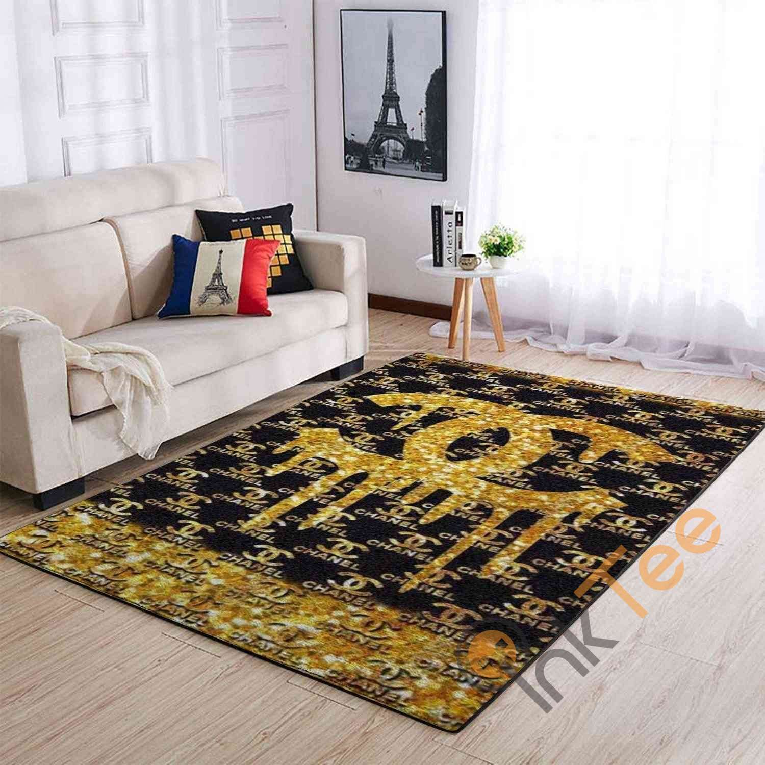 Drip Chanel Area Rug