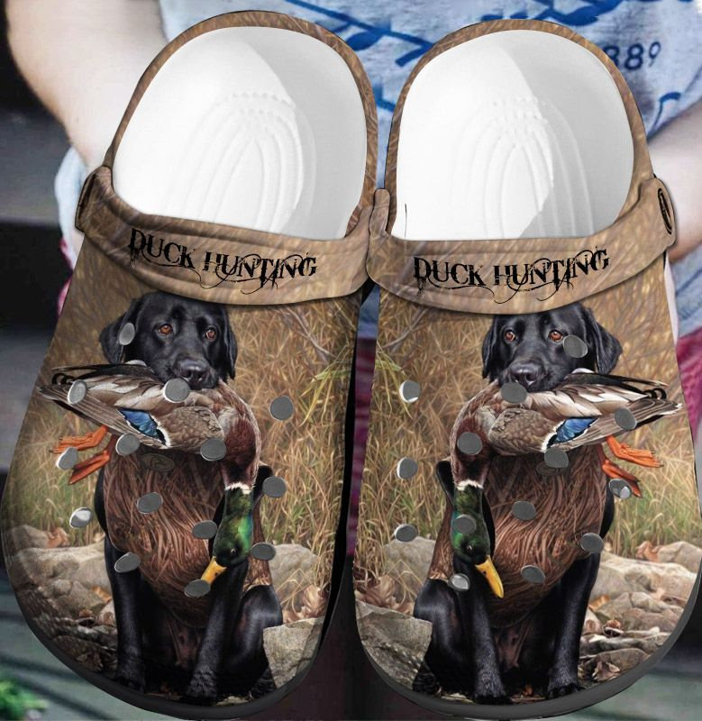 Unique Duck Hunting Crocs Clog Shoes