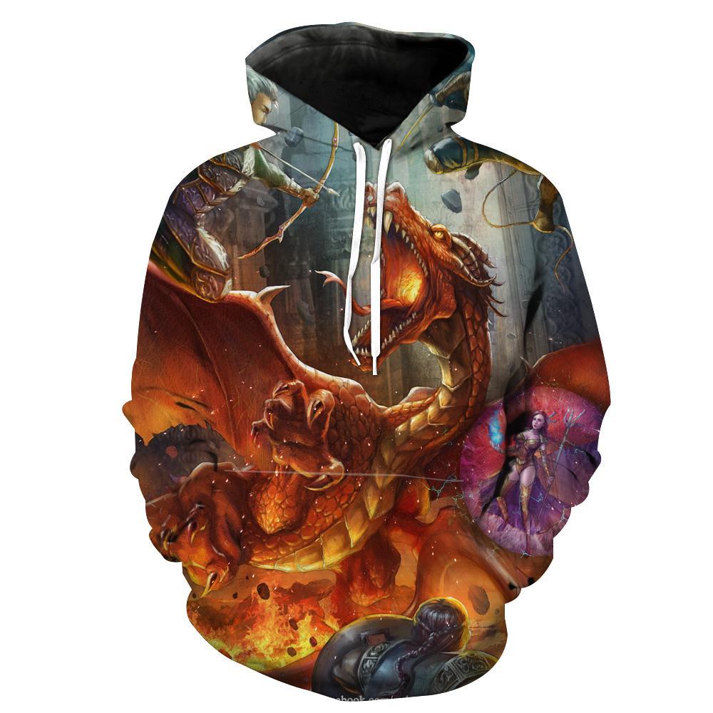 Dungeons And Dragons Adventure Nerd Hoodie 3D