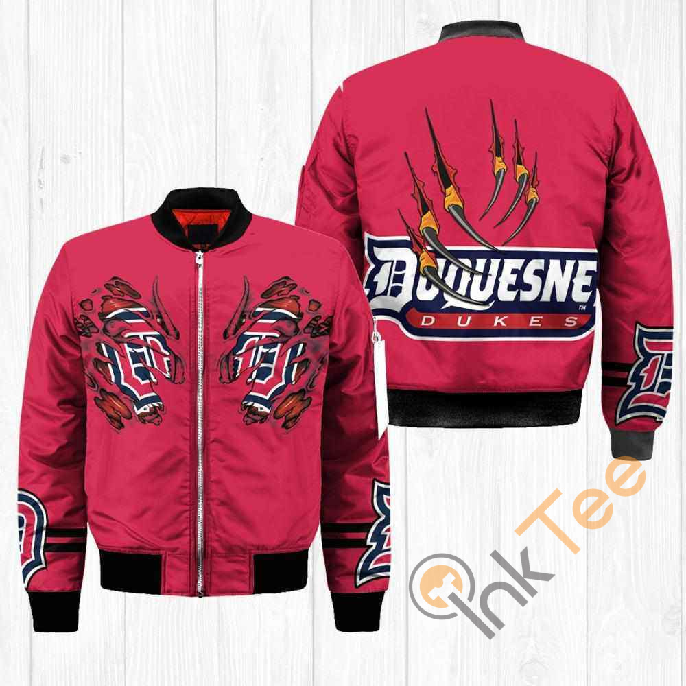 Duquesne Dukes NCAA Claws Apparel Best Christmas Gift For Fans Bomber Jacket