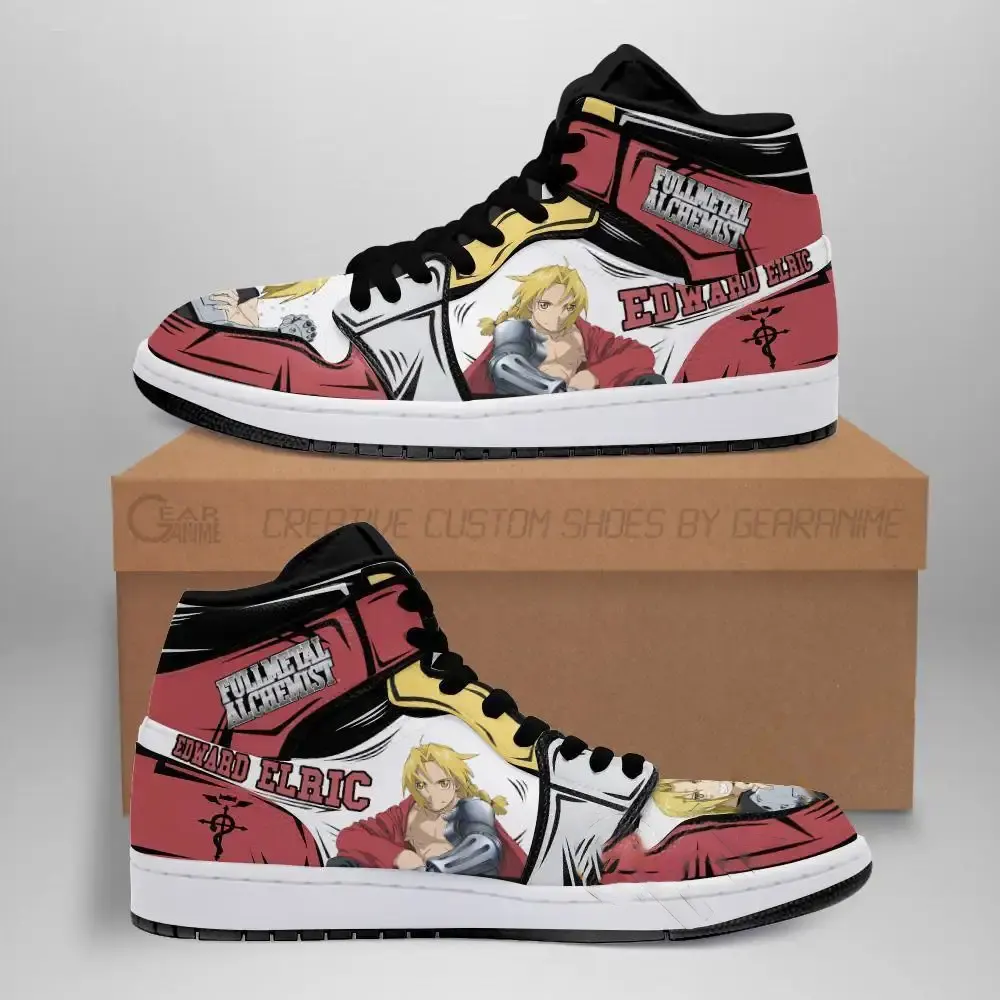 Edward Elric Fullmetal Alchemist Anime Amazon Air Jordan Shoes