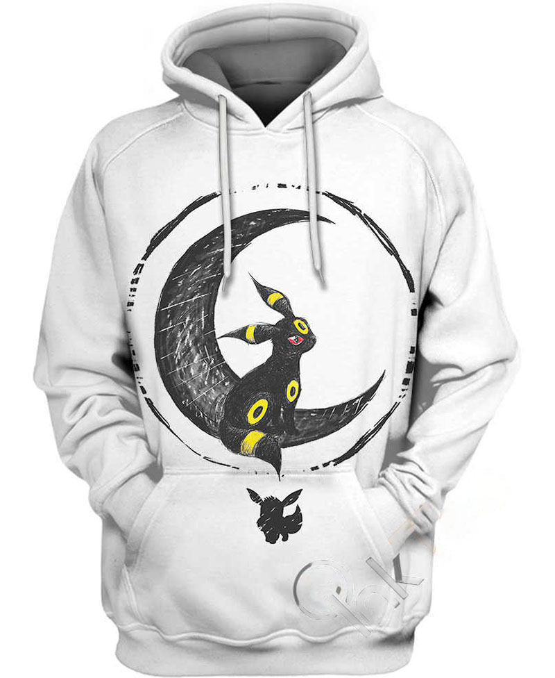 Eevee And Umbreon Hoodie 3D