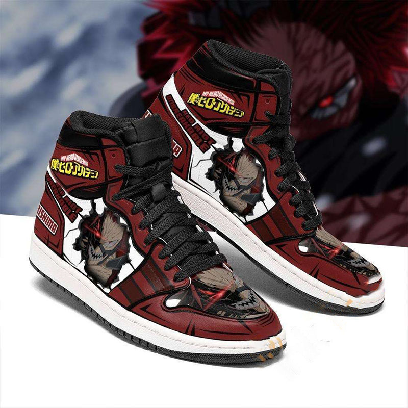 Eijiro Kirishima Red Riot My Hero Academia Running Air Jordan Shoes