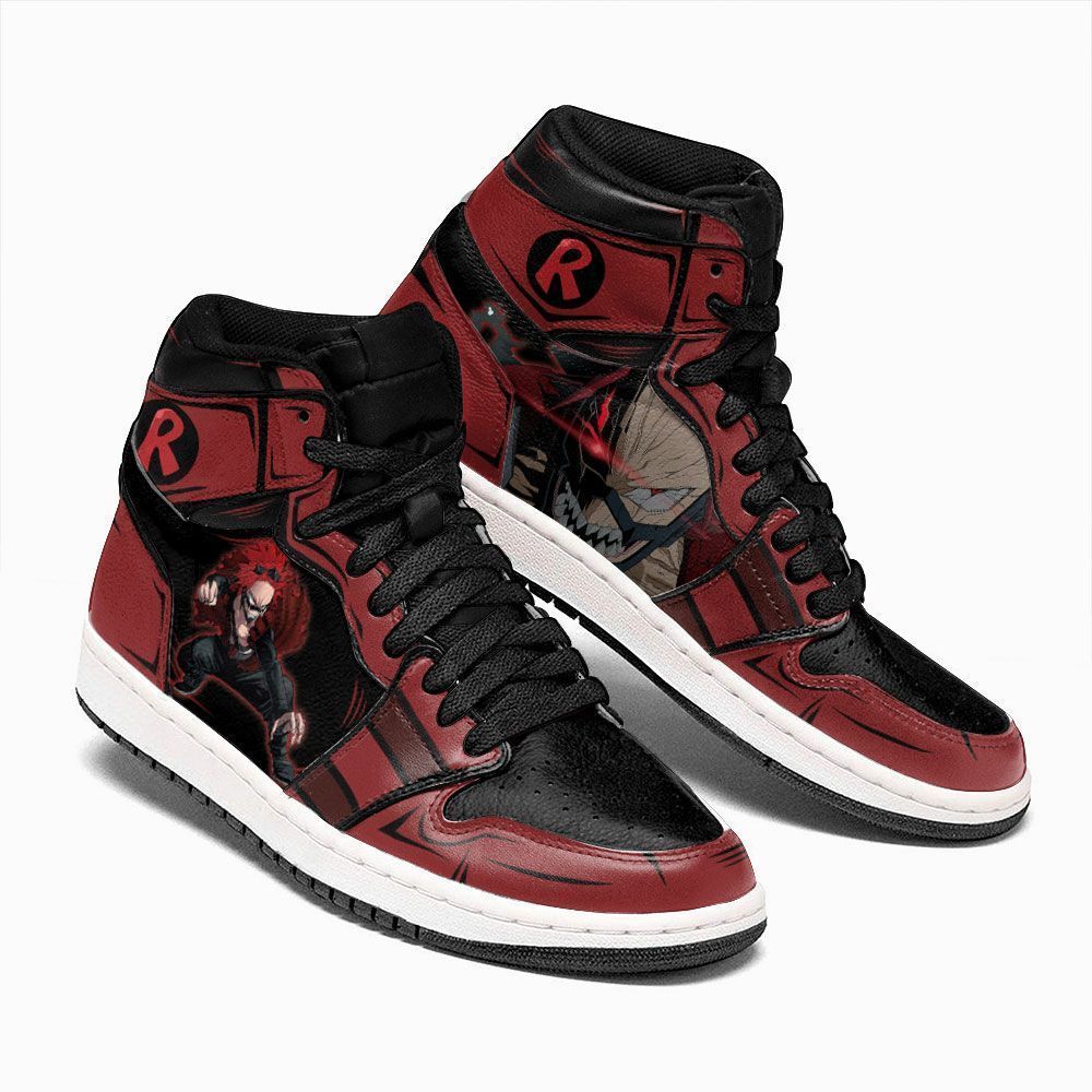 Eijirou Kirishima Red Riot Mha Custom Anime Air Jordan Shoes