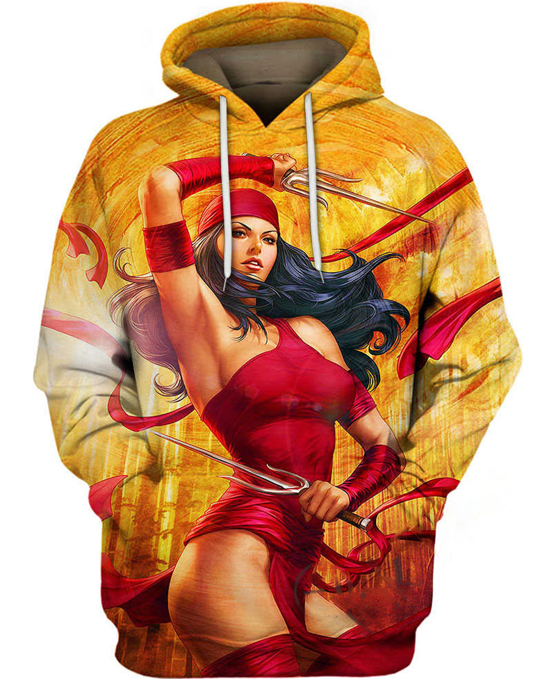 Elektra Sexy Hoodie 3D