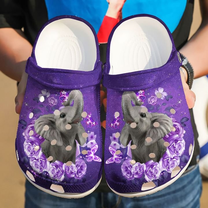 Elephant Just A Girl Who Loves Elephants Crocs Clog Shoes