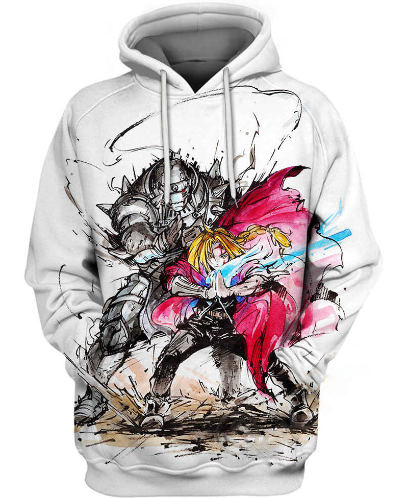 Elric Fullmetal Alchemist Hoodie 3D