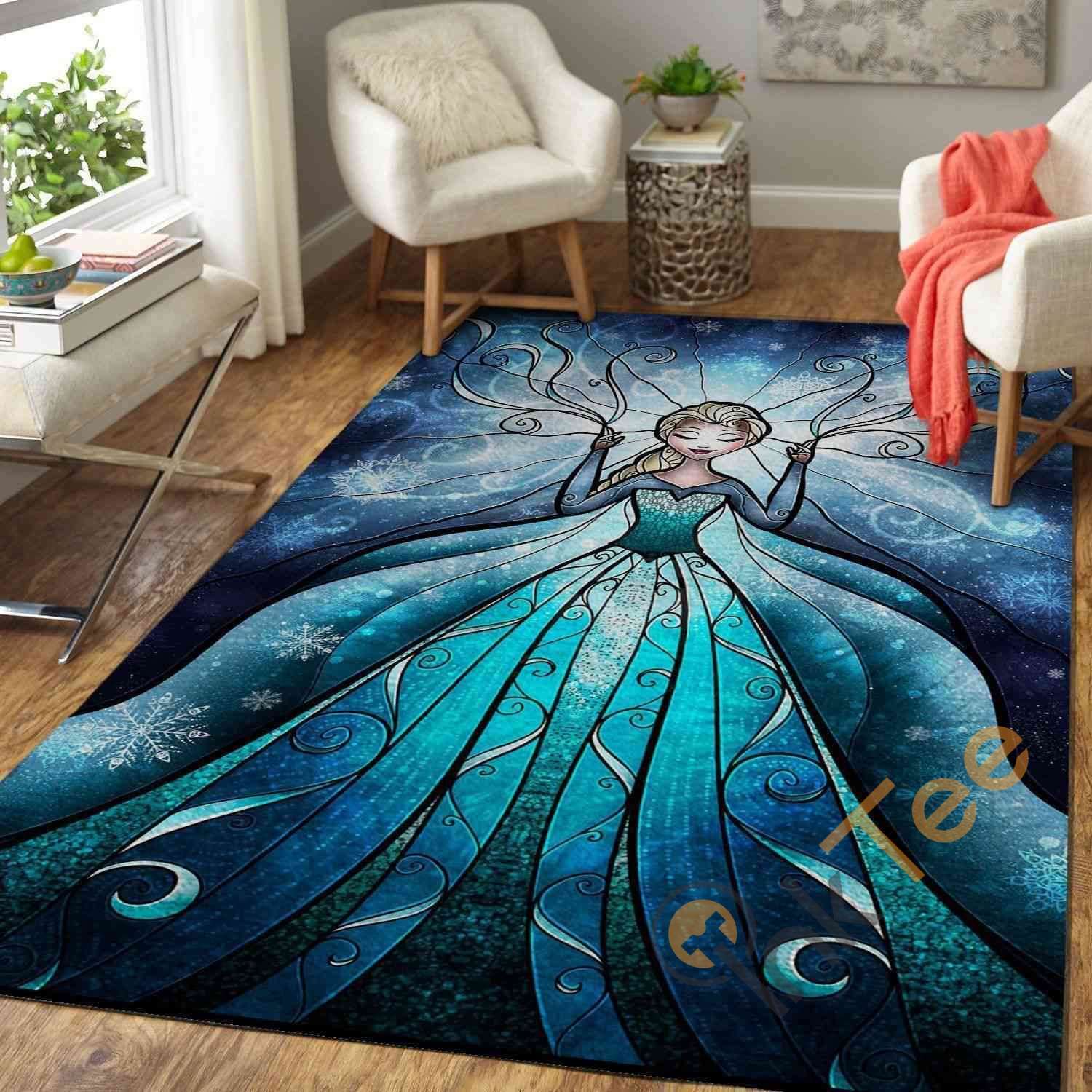 elsa Frozen Disney Princess Area Rug