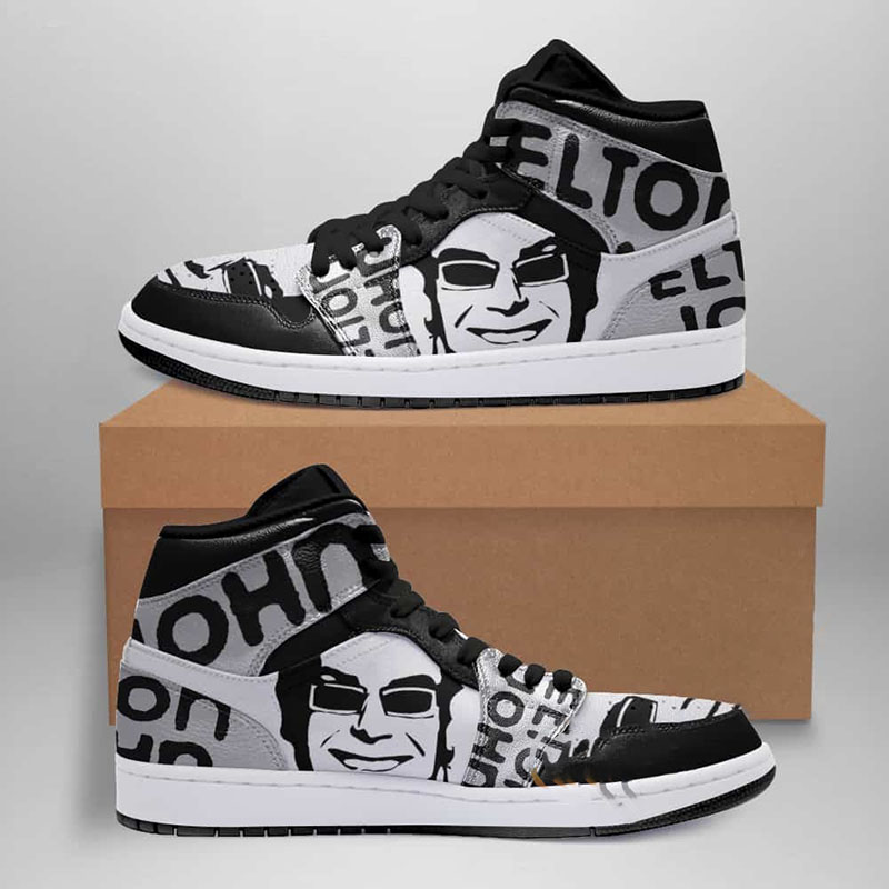 Elton John Custom Air Jordan Shoes