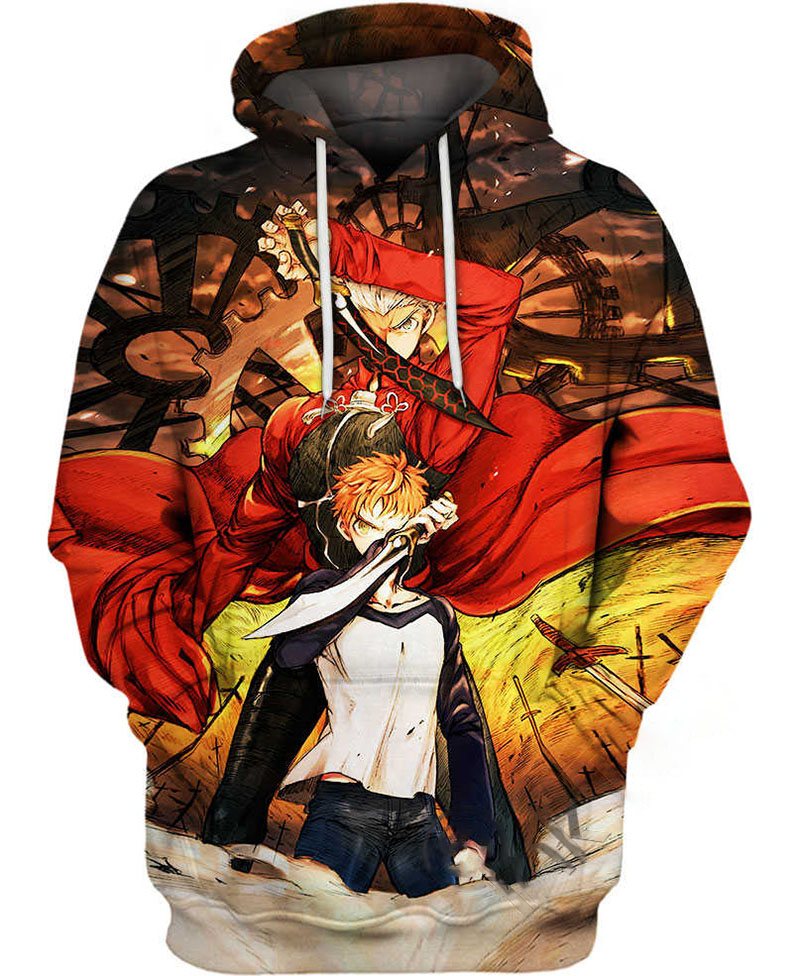 Emiya Shirou And Archer Hoodie 3D