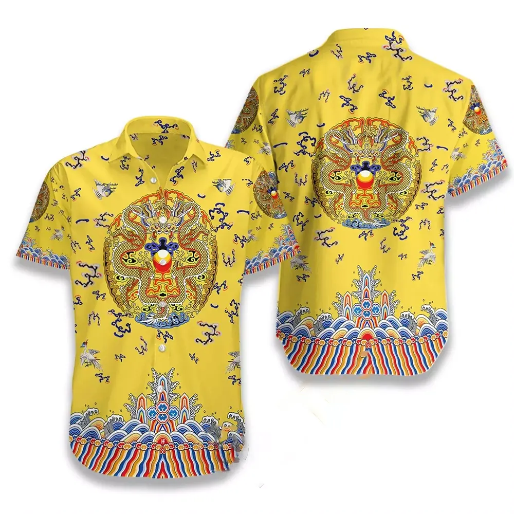 Emperor Chinese Dragons Royalty Hawaiian shirts