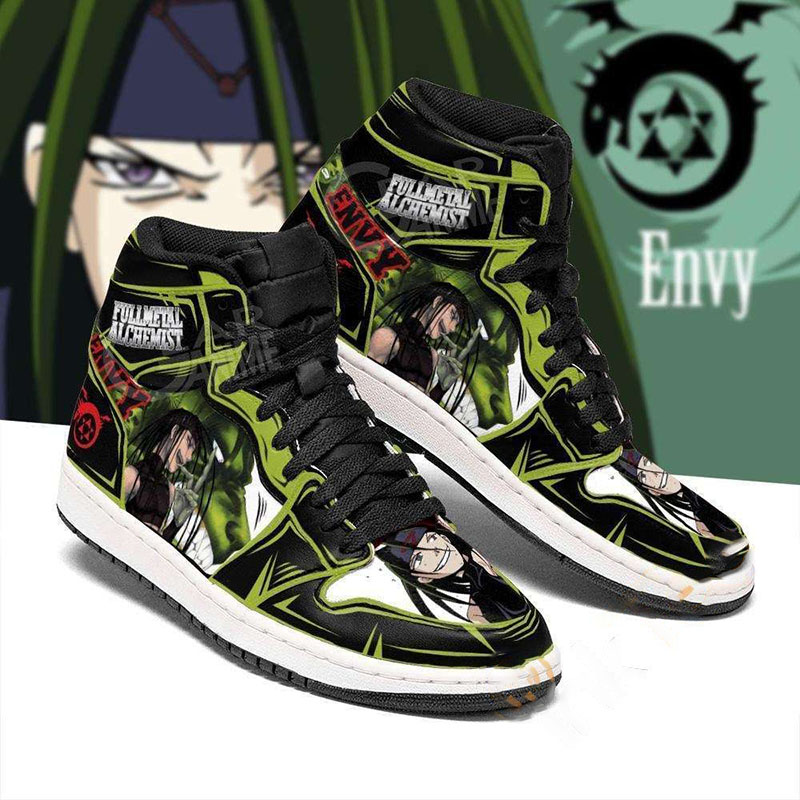 Envy Fullmetal Alchemist Anime Custom Air Jordan Shoes