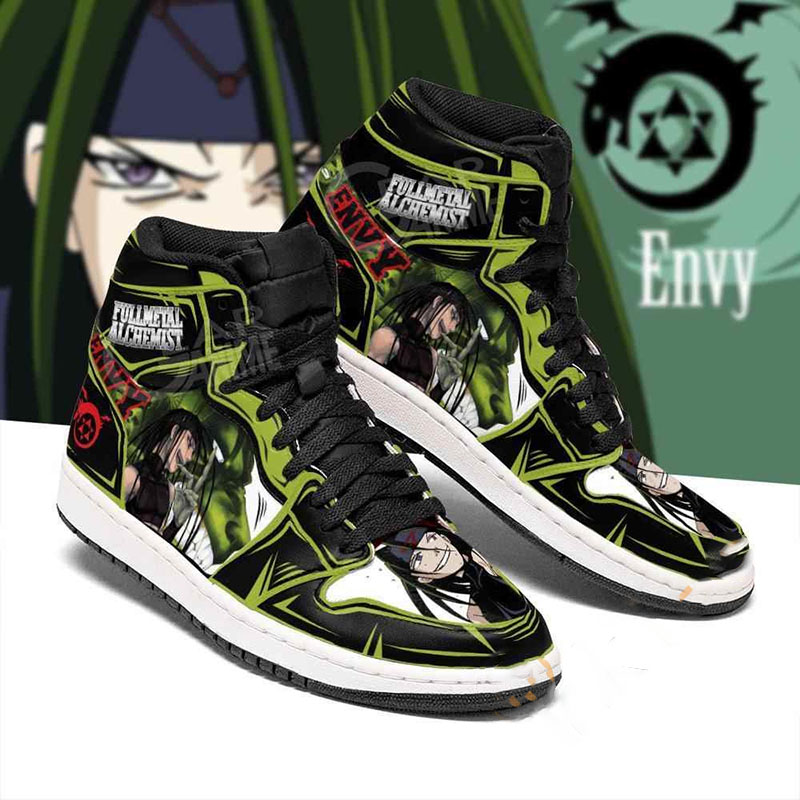 Envy Fullmetal Alchemist Sneakers Anime Air Jordan Shoes