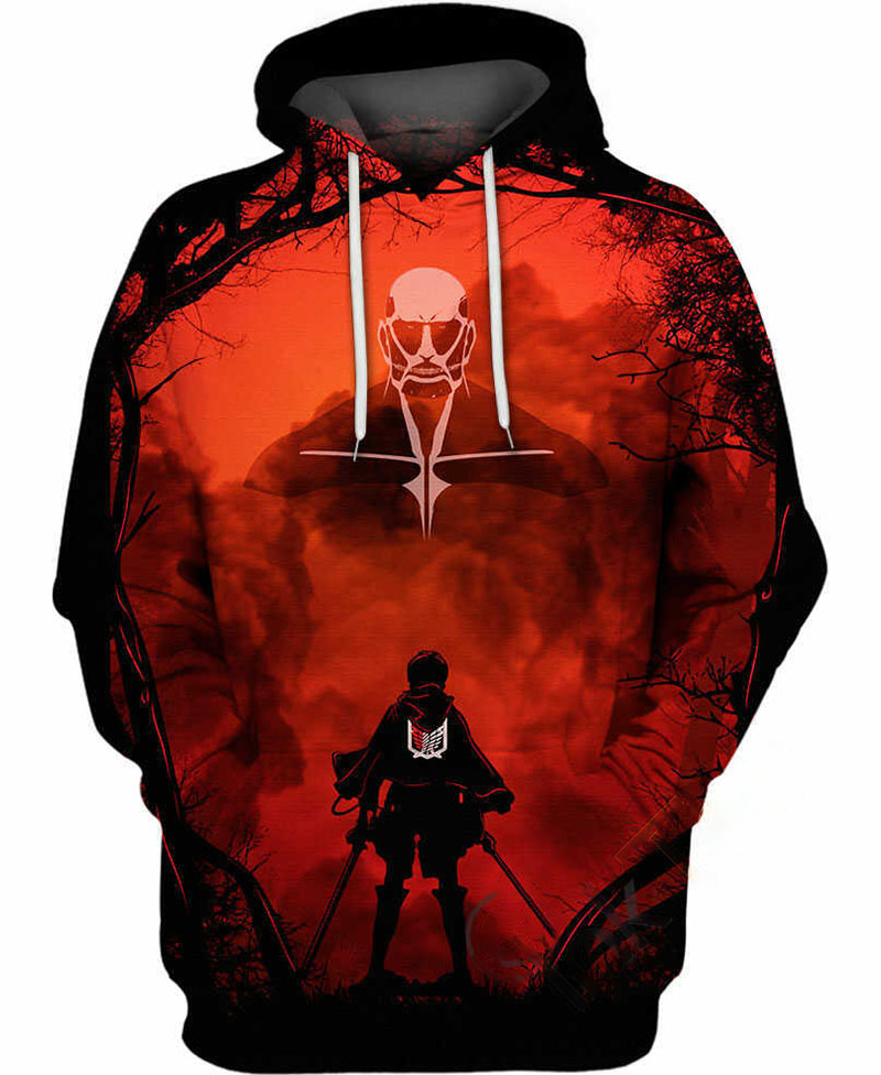 Eren Jaeger Hoodie 3D