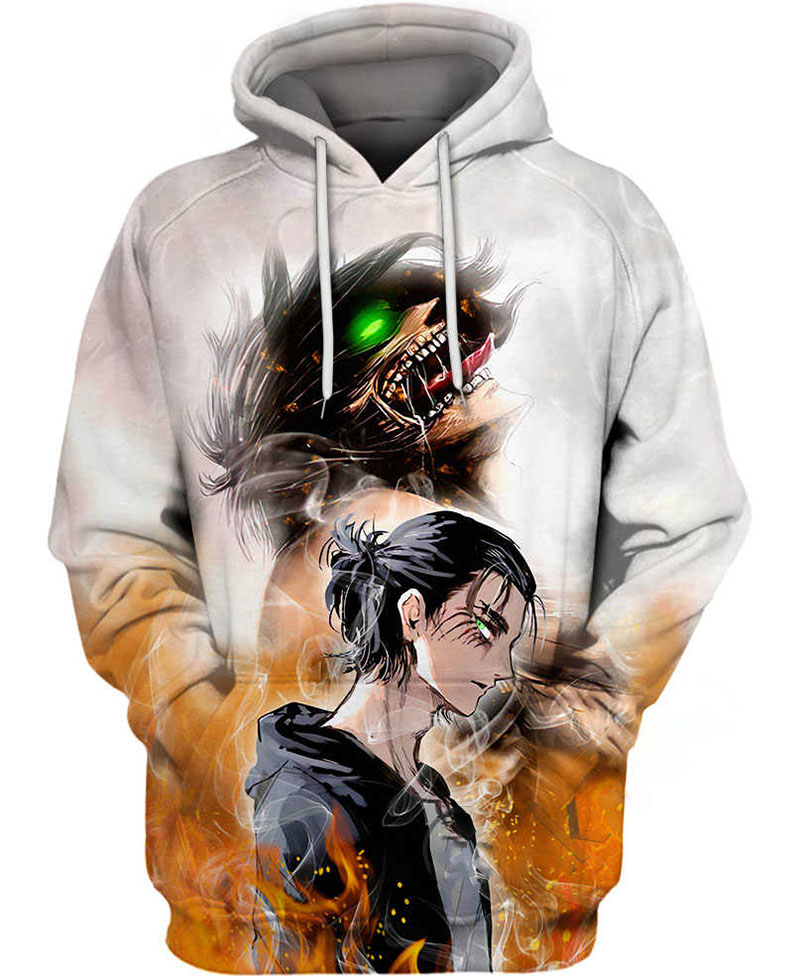 Eren Yeager Hoodie 3D