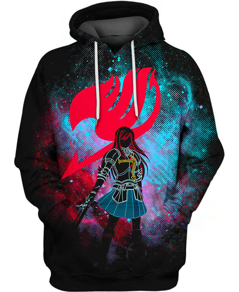 Erza Scarlet Fairy Tail Hoodie 3D