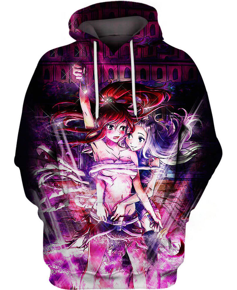Erza X Mirajane Hoodie 3D