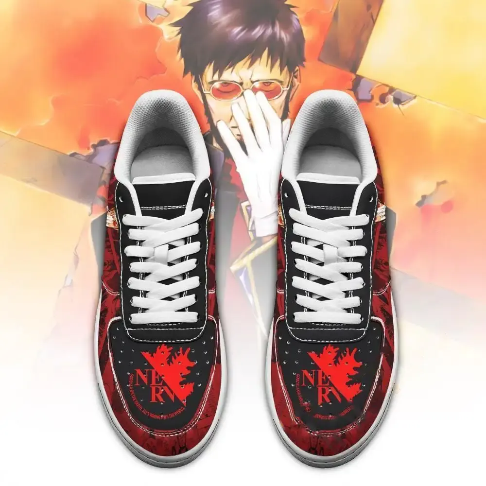 Evangelion Gendo Ikari Neon Genesis Evangelion Amazon Nike Air Force Shoes
