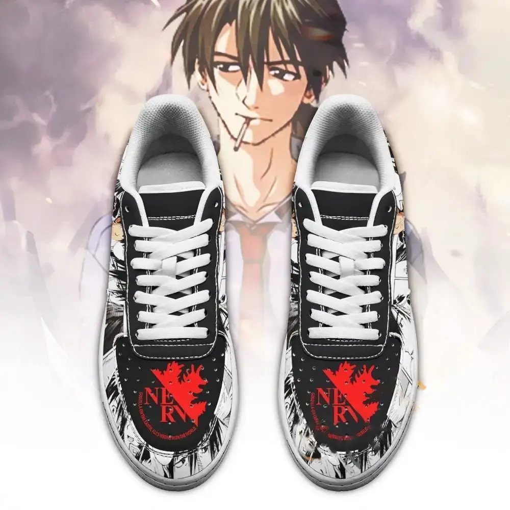 Evangelion Ryoji Kaji Neon Genesis Evangelion Amazon Nike Air Force Shoes