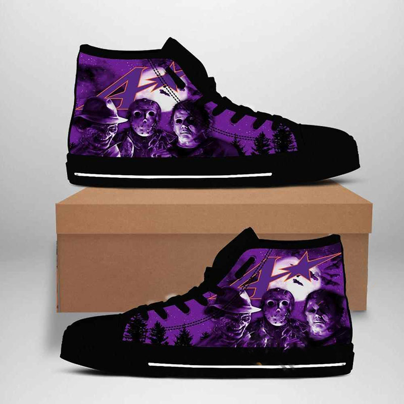 Evansville Purple Aces Ncaa High Top Shoes