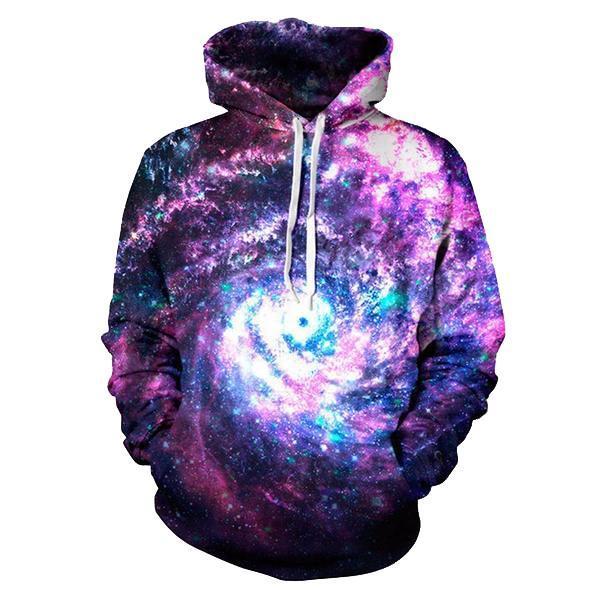 Eye Of The Storm Galaxy Pullover Spaces Hoodie 3D