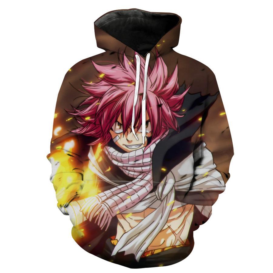 Fairy Tail Natsu Anime Hoodie 3D