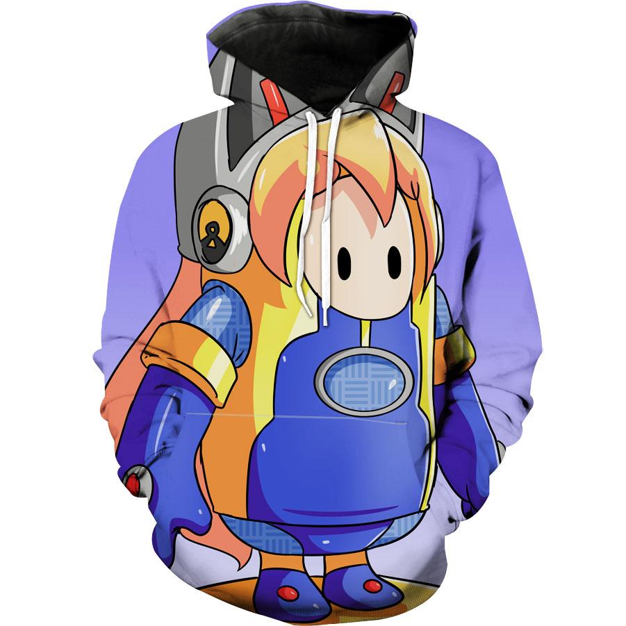Fall Guys X Overwatch Crossover Video Game Hoodie 3D
