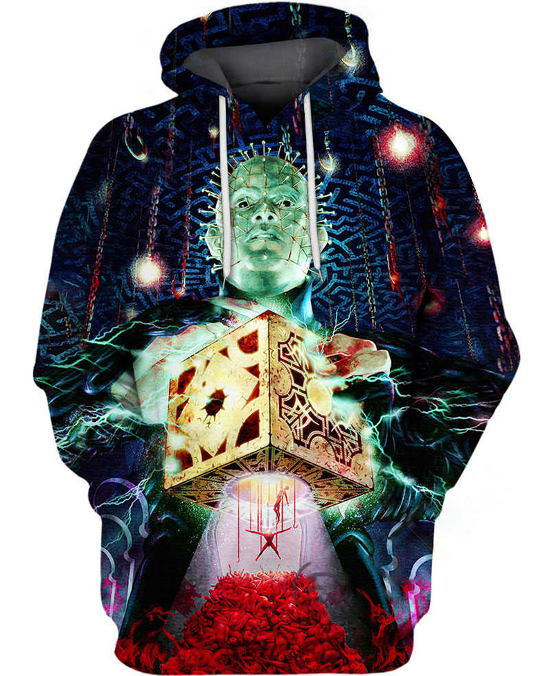 Falling To Hell Hellraiser Hoodie 3D