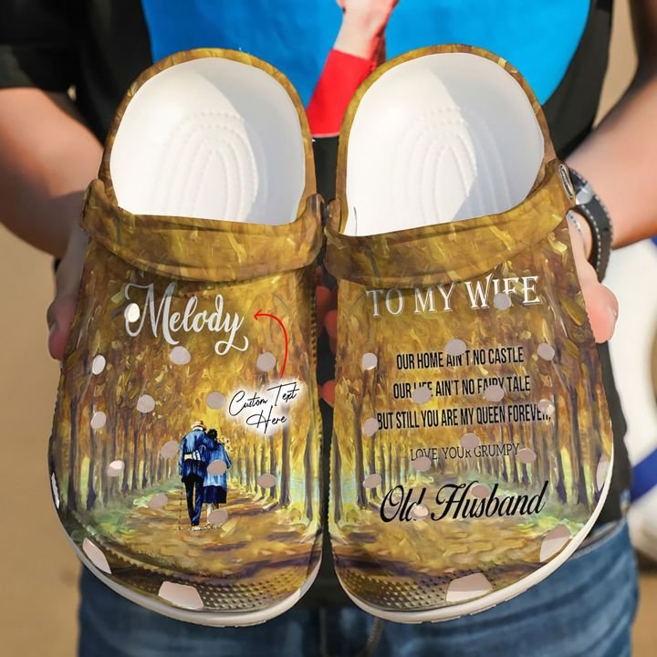 Family Personalized To My Wife Crocs Clog Shoes