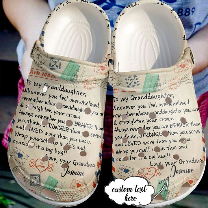 Family To My Grandaughter Crocs Clog Shoes