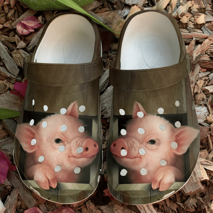 Farmer A Cute Pig Crocs Clog Shoes