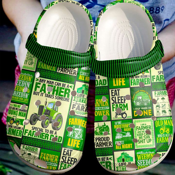 Farmer Dad Crocs Clog Shoes