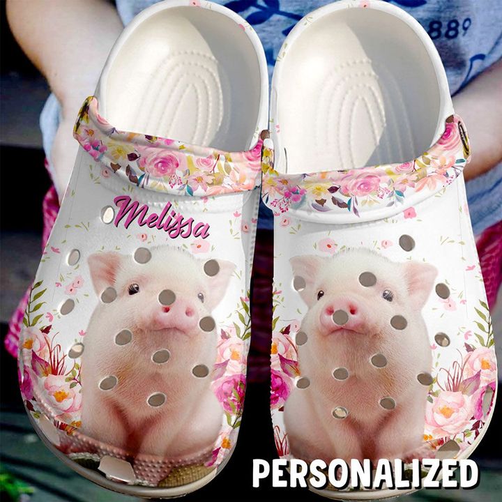 Farmer Personalized Cute Pig Crocs Clog Shoes