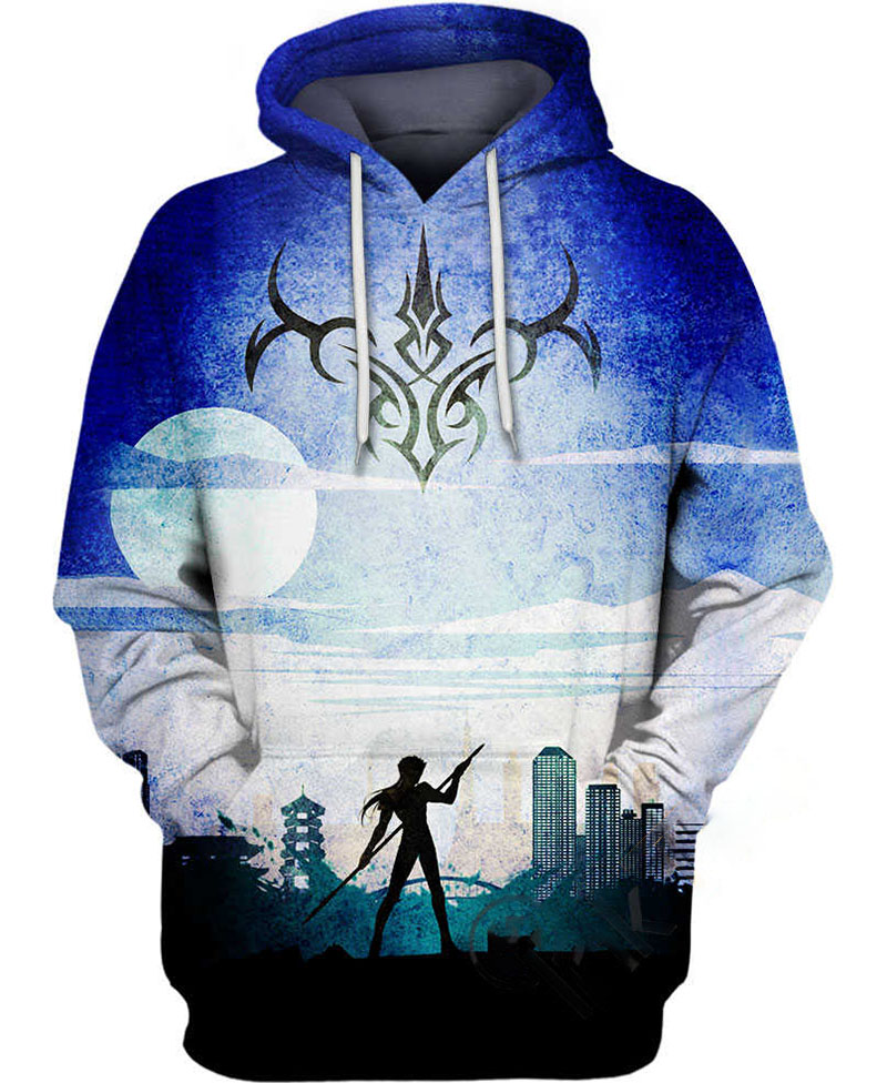 Fate Lancer Hoodie 3D