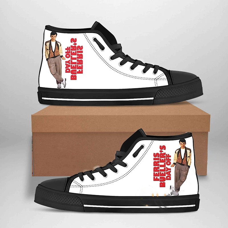 Ferris Bueller Best Movie Character High Top Shoes