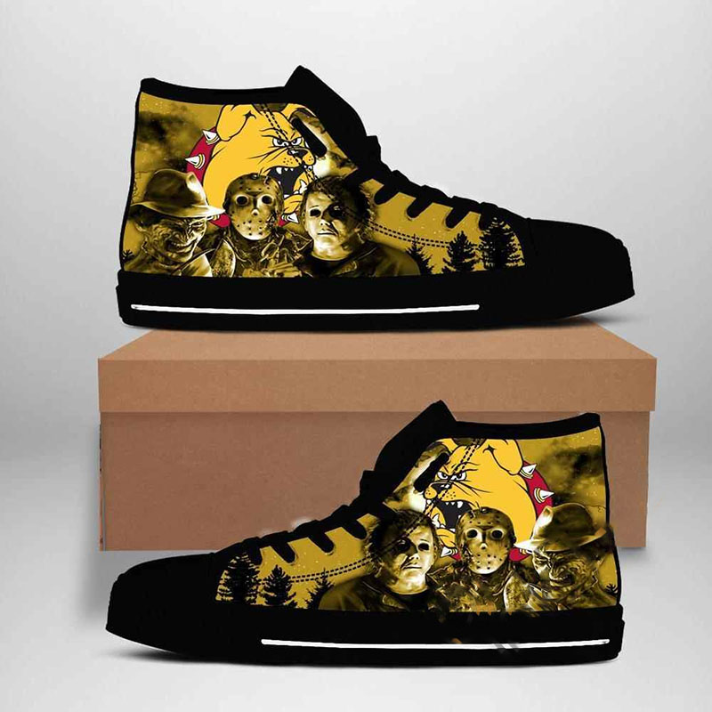 Ferris State Bulldogs Ncaa High Top Shoes
