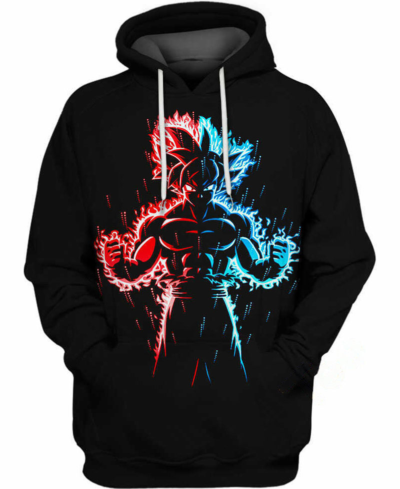 Fire And Ice Hoodie 3D
