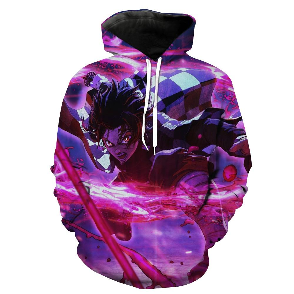 Fire Dance Tanjiro Demon Slayer Hoodie 3D